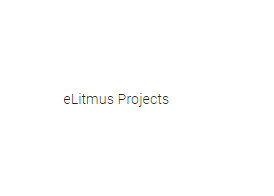 eLitmus projects off campus drive