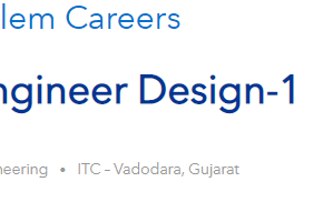 ITC Xylem Hiring Design Engineer for the post of Mechanical Engineering