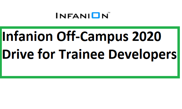 Infanion Off-Campus 2020 Drive