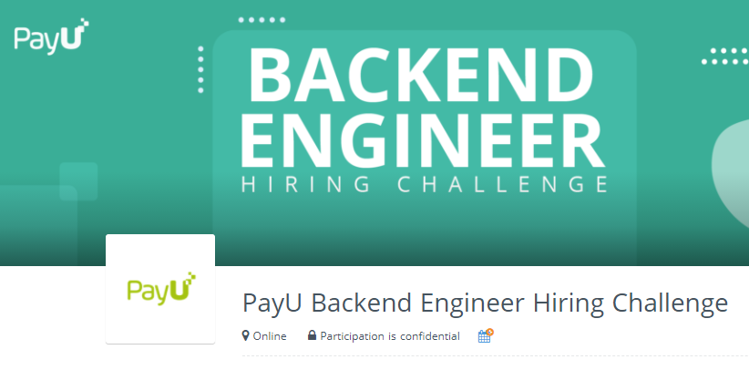 PayU Backend Engineer Hiring Challenge