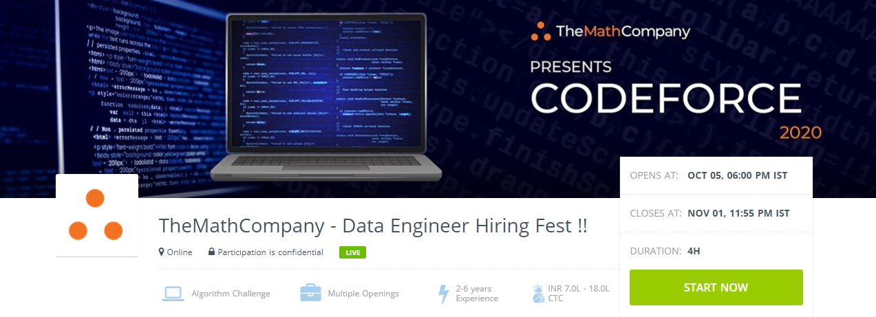 TheMathCompany hiring Data Engineer