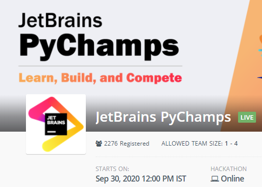 JetBrains PyChamps Hackathon Challenge