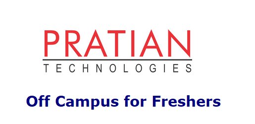 Pratian Technologies fresher recruitment drive for 2019 batch & 2020 batch