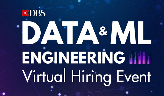 DBS Data & Machine Learning Engineering Virtual Hiring Event 2021 Hyderabad