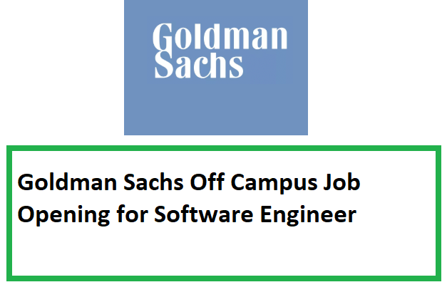 Goldman Sachs Careers Job Opening