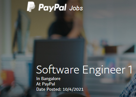 Paypal Off Campus Recruitment Drive
