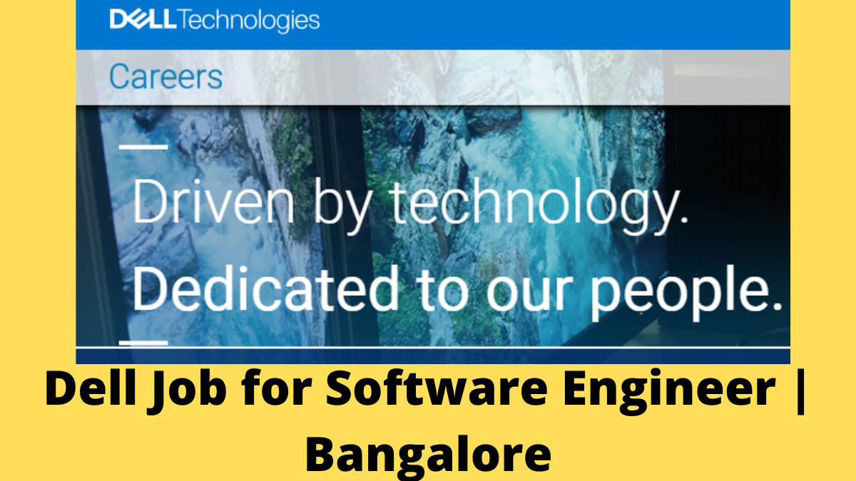 Dell Job for Software Engineer