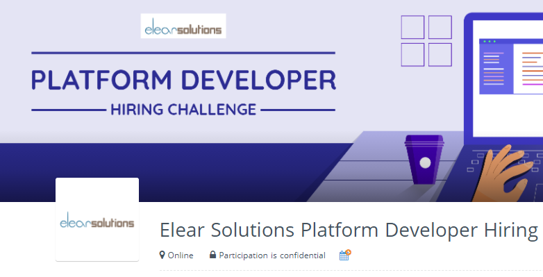 Elear Solutions Platform Developer Hiring Challenge