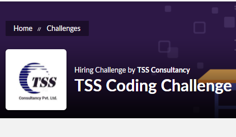 TSS Consultancy Coding Challenge