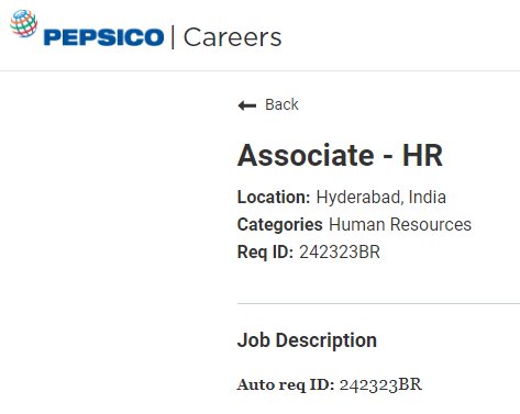 pepsico hiring