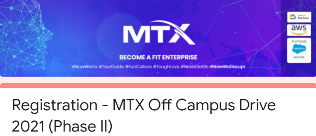 MTX Off Campus Drive