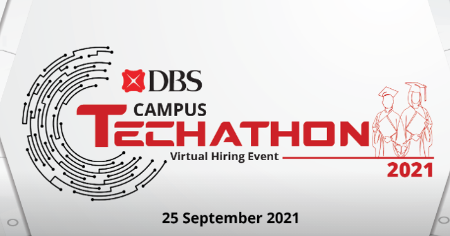 DBS Campus Techathon Virtual Hiring Event 2021