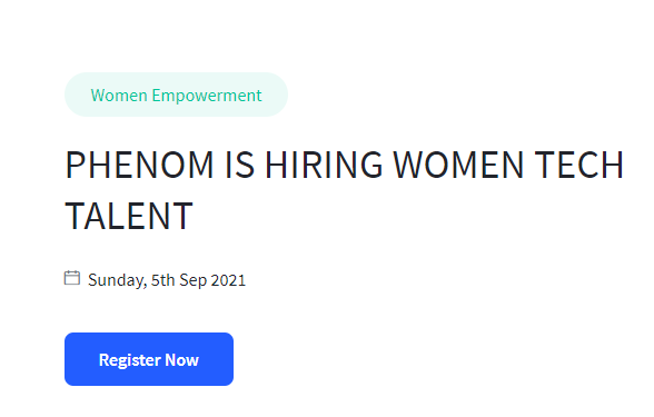 Phenom Women Tech Talent