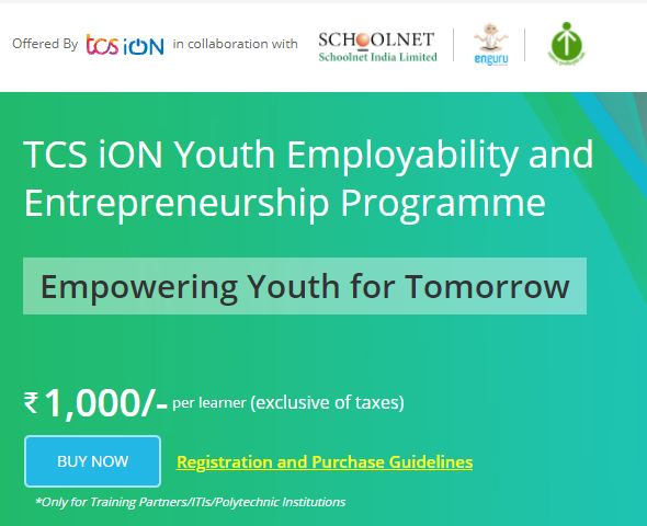 TCS iON Youth Employability and Entrepreneurship Programme