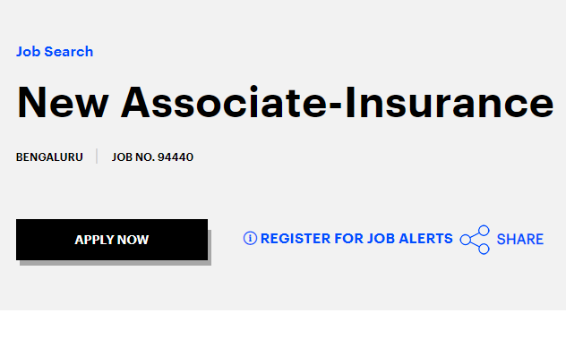 Accenture Freshers Job Opportunity for New Associate-Insurance