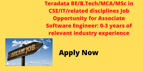 Teradata Off Campus Recruitment Drive