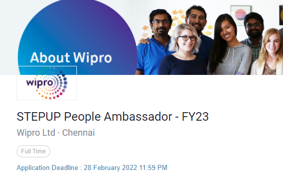 Wipro STEP-UP