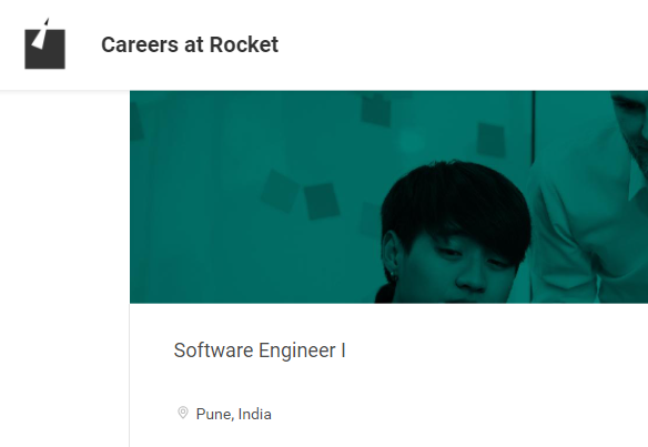 Rocket is hiring for Software Engineer I