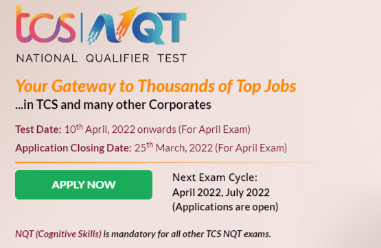 TCS NQT-National Qualifier Test