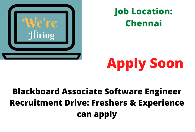 Blackboard Associate Software Engineer Recruitment Drive