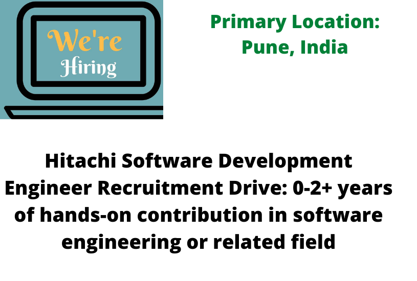 Hitachi Software Development Engineer Recruitment Drive