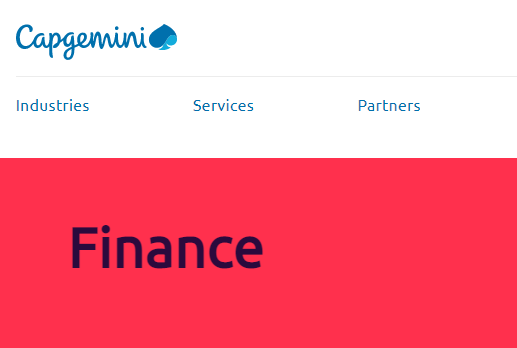 Capgemini Careers hiring for Finance