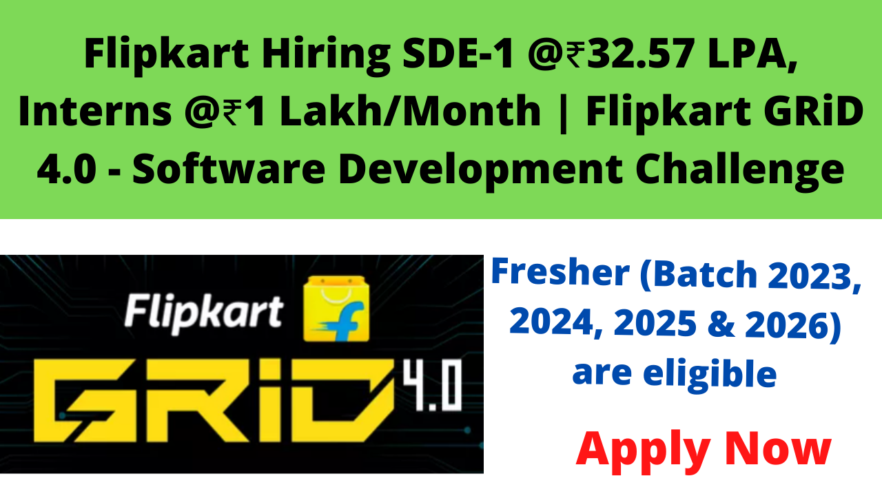 Flipkart GRiD 4.0 - Software Development Challenge