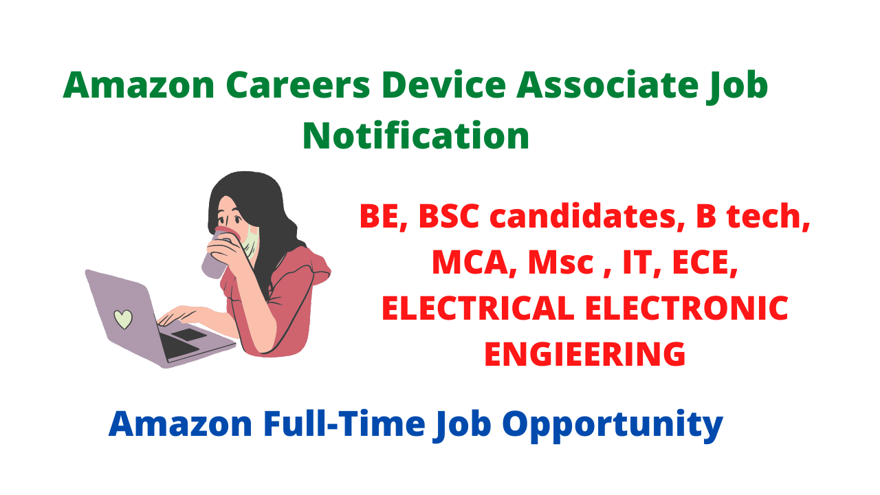 Amazon Careers Device Associate Job Notification