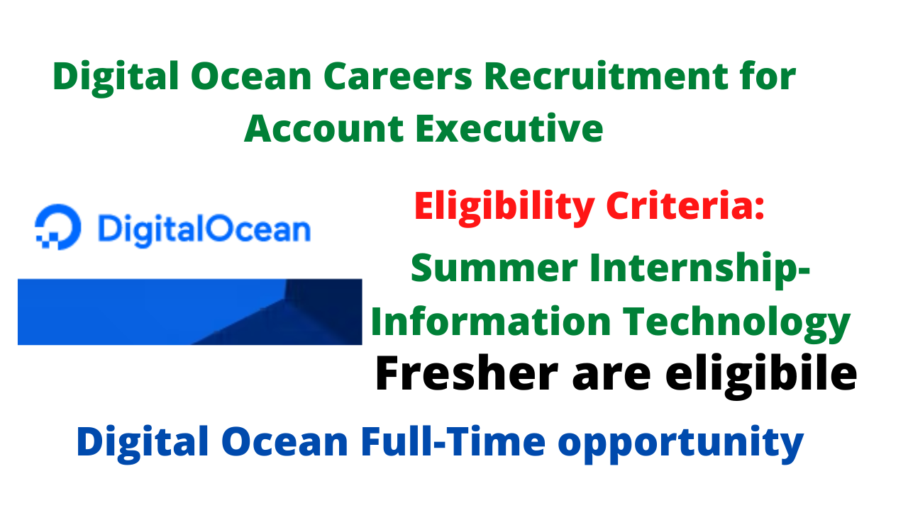 Digital Ocean Careers Recruitment for Account Executive