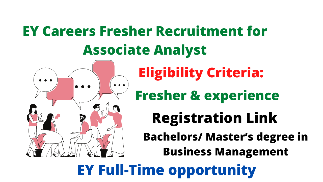 EY Careers Fresher Recruitment for Associate Analyst