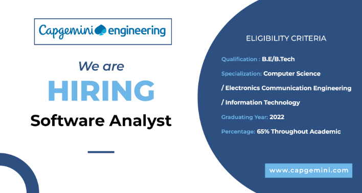 GlobalEdge(Capgemini Engineering) Fresher Off Campus Recruitment Drive