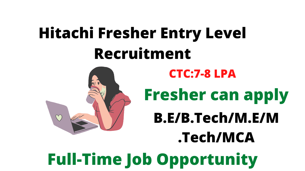 Hitachi Fresher Entry Level Recruitment