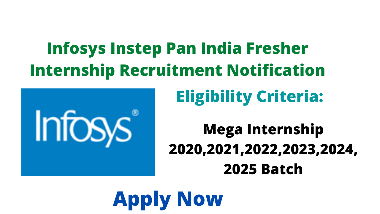 Infosys Instep Pan India Fresher Internship