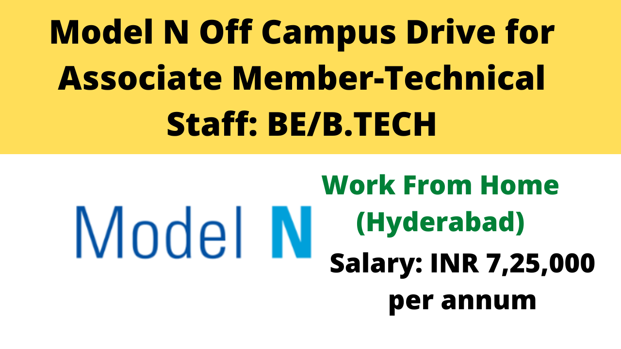 Model N Off Campus Drive for Associate Member-Technical Staff