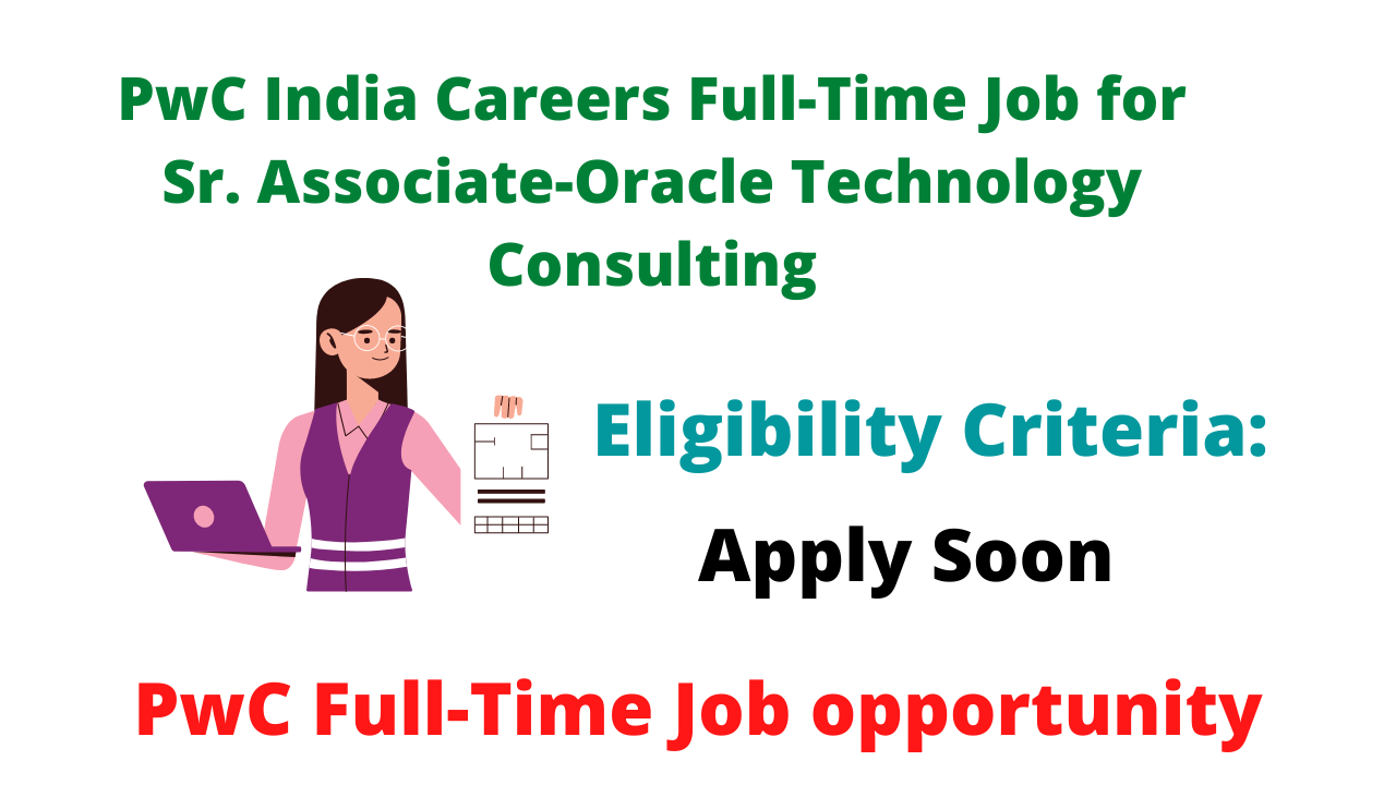 PwC India Careers Full-Time