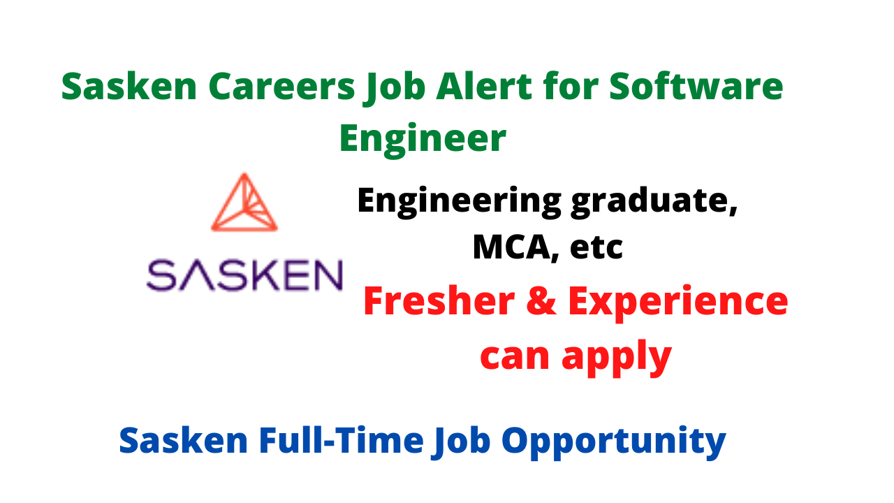 Sasken Careers Job Alert for Software Engineer