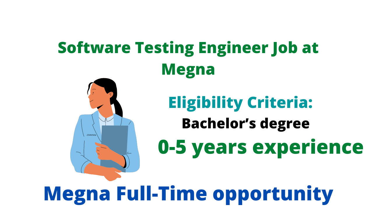 Software Testing Engineer Job at Megna