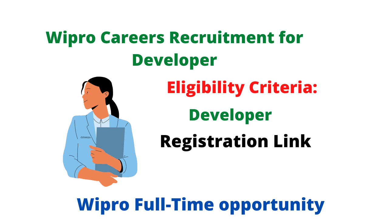 Wipro Careers Recruitment for Developer