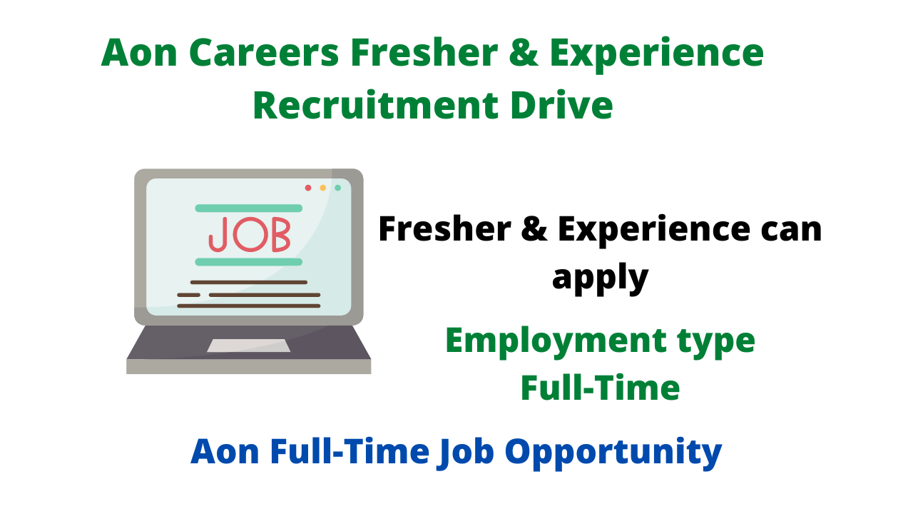 Aon Careers Fresher & Experience Recruitment Drive