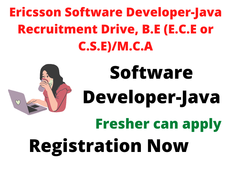 Ericsson Software Developer-Java Recruitment Drive