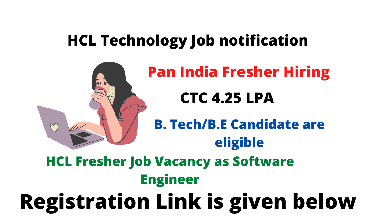 HCL Fresher Job Vacancy