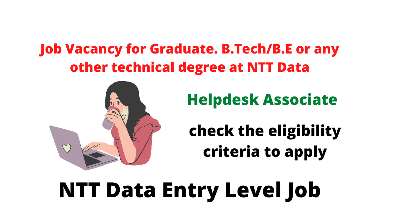 Job Vacancy for Graduate