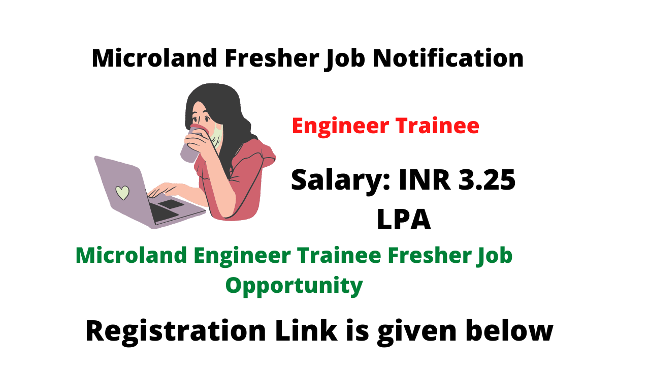 Microland Engineer Trainee Fresher Job Opportunity