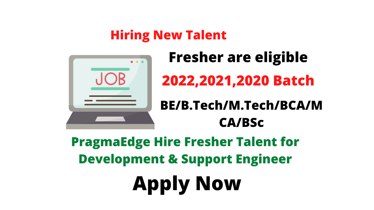 PragmaEdge Recruitment Drive