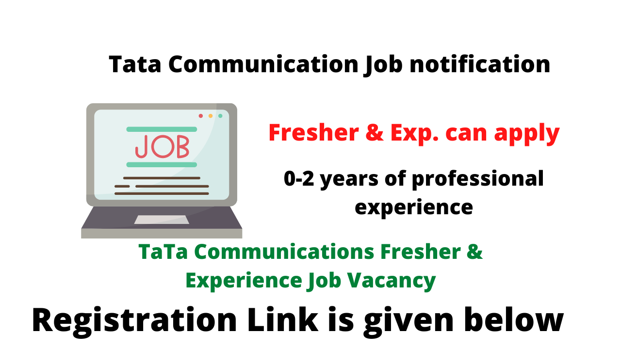 TaTa Communications Fresher & Experience Job Vacancy