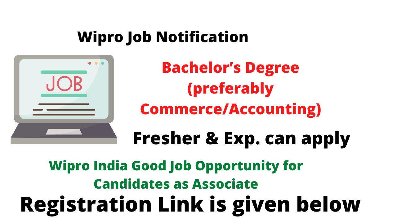 Wipro India Good Job Opportunity for Candidates as Associate