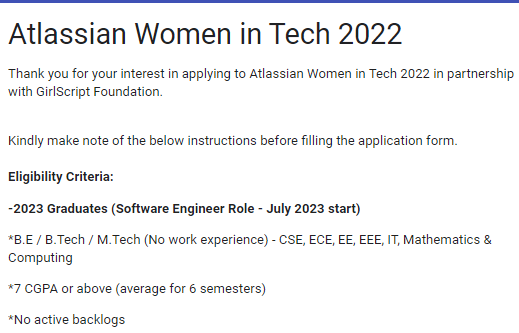 Atlassian Women in Tech 2022