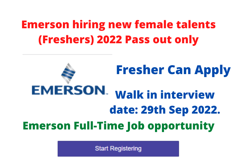 Emerson hiring new female talents