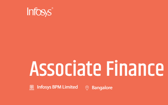 Infosys Careers & Job for Fresher as Associate Finance