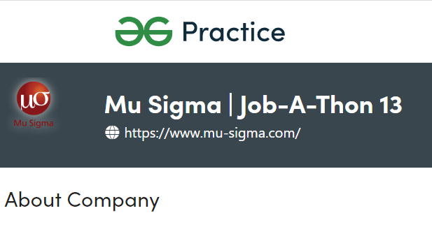 Mu-Sigma Bulk Fresher Trainee